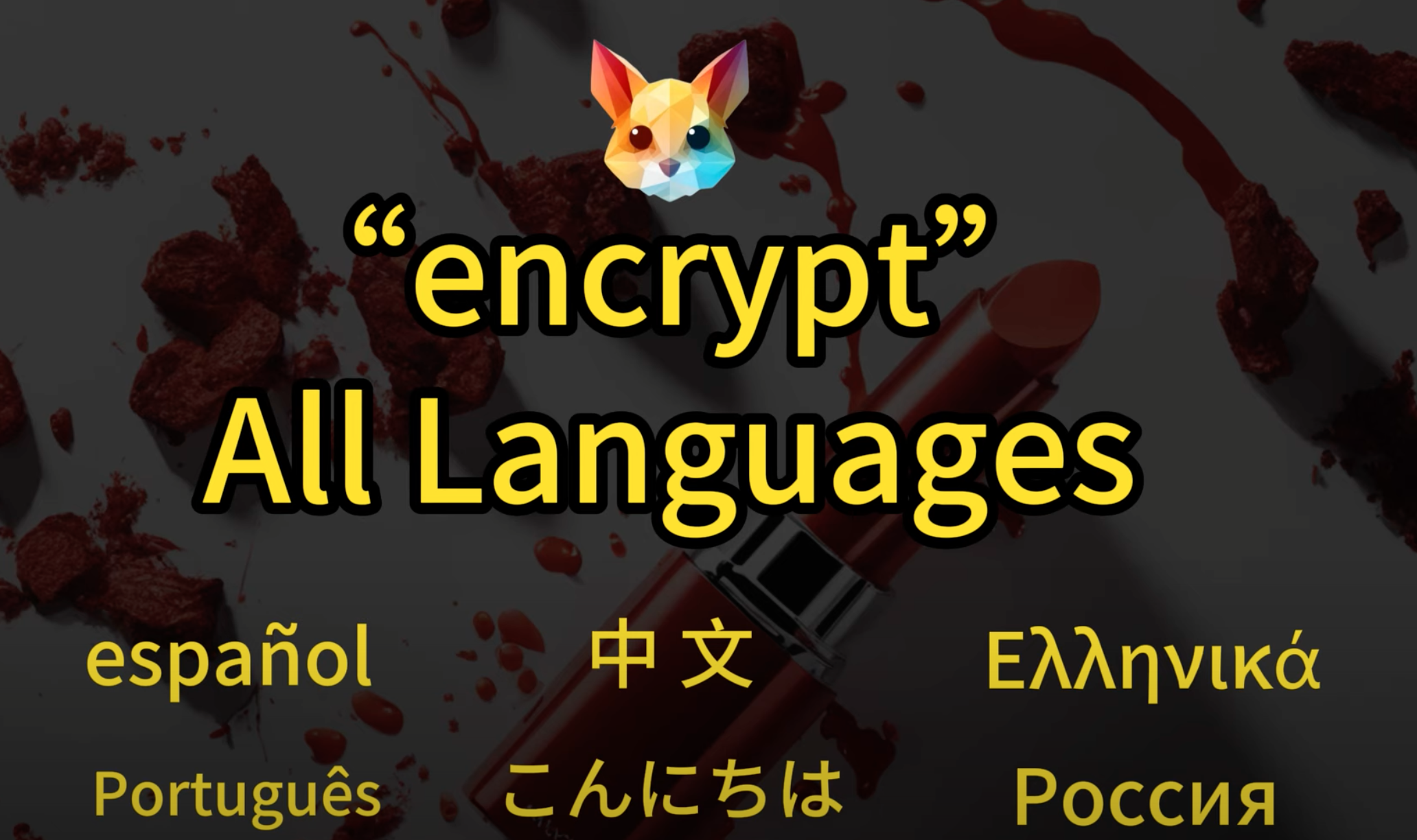 Encrypting Text in Different Languages in PikaLabs